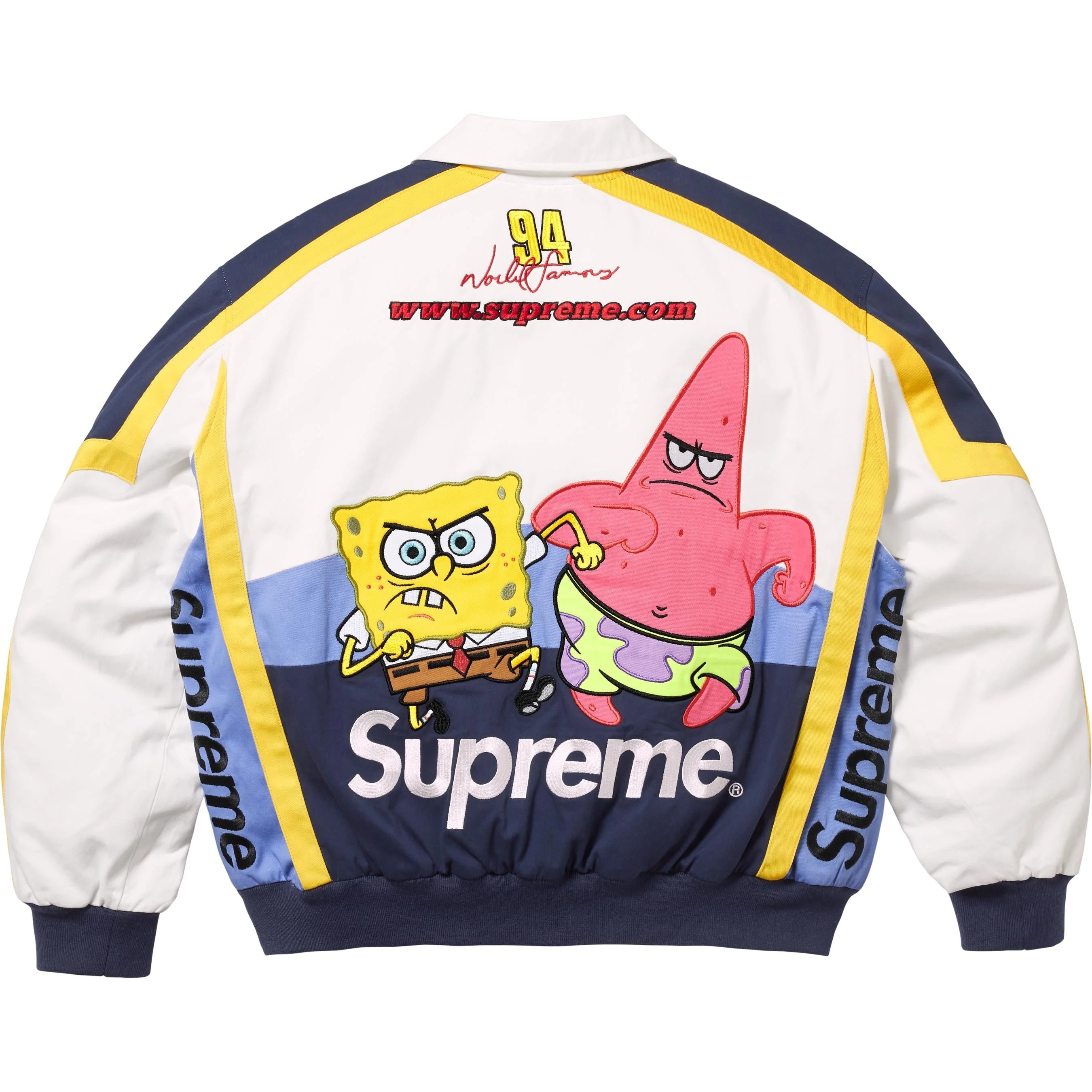 Supreme®/SpongeBob SquarePants Jeff Hamilton Racing Jacket view 3